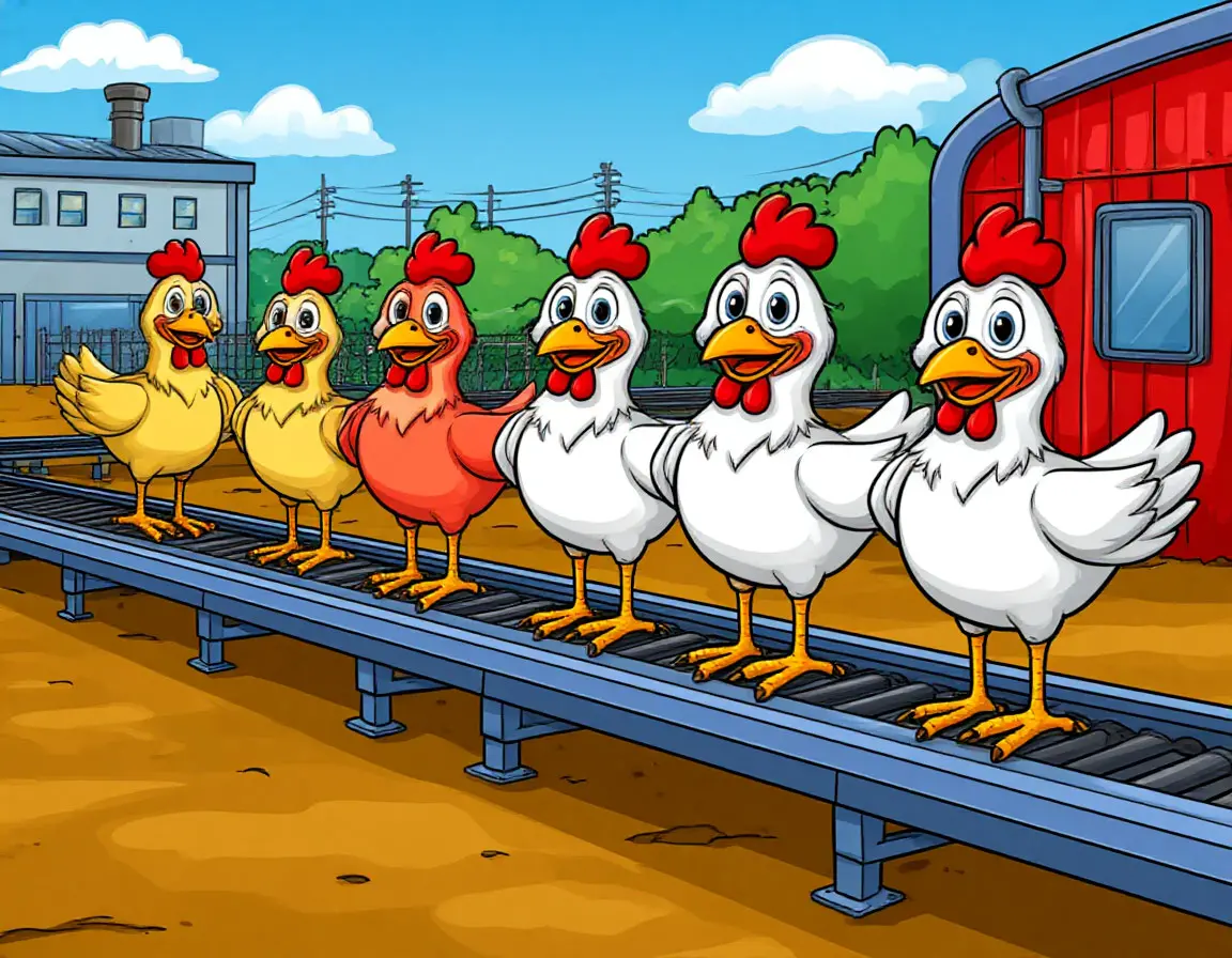 Practice room: conveyor yard with stompers